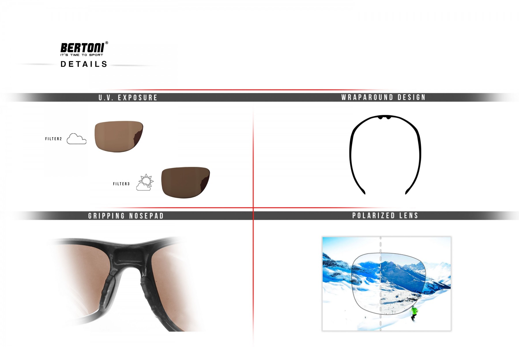 Details more than 240 bertoni sunglasses latest