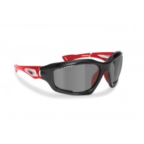Occhiali Sportivi Fotocromatici Polarizzati Antivento Avvolgenti in TPX Antiurto per Ciclismo MTB Bici Running - P1000FTB Bertoni Italy