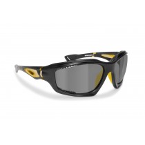 Occhiali Sportivi Fotocromatici Polarizzati Antivento Avvolgenti in TPX Antiurto per Ciclismo MTB Bici Running - P1000FTC Bertoni Italy
