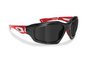 Occhiali Sport Ciclismo MTB Bici Polarizzati Avvolgenti Antivento P1000B by Bertoni - Occhiali Bici Running MTB