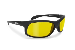 Occhiali Sport Ciclismo MTB Bici Polarizzati Avvolgenti Antivento P545D by Bertoni Italy