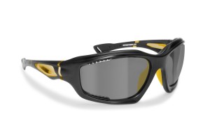 Occhiali Sportivi Fotocromatici Polarizzati Antivento Avvolgenti in TPX Antiurto per Ciclismo MTB Bici Running - P1000FTC Bertoni Italy