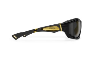 Occhiali Sport Ciclismo MTB Bici Polarizzati Avvolgenti Antivento P1000C by Bertoni - Occhiali Bici Running MTB