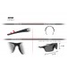 Photochromic Polarized Cycling Running MTB Sunglasses – mod. OMEGA AFP Photochromatic Polarized by Bertoni Italy 