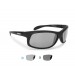 Photochromic polarized cycling MTB bike sunglasses able to float in water P545FTS by Bertoni Italy