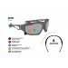 Photochromic Sunglasses Antifog for Cycling Running MTB - Anticrash Ventilated Lenses by Bertoni Italy - F1000C